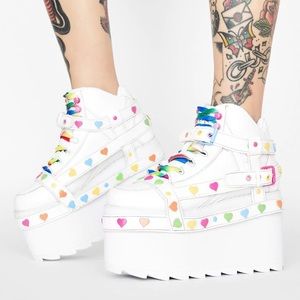 PLATFORM ALIEN GIRL SNEAKERS